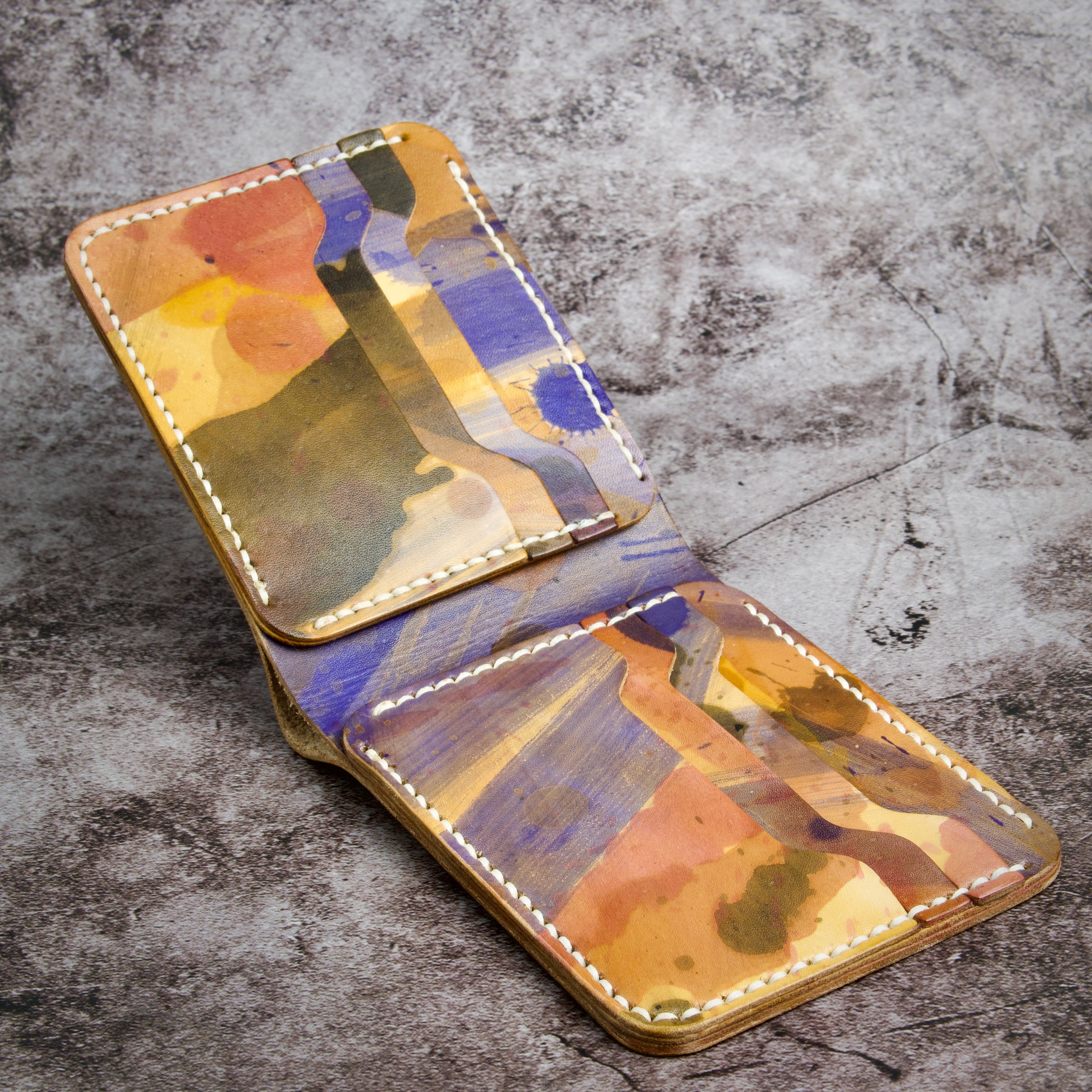 Canvas Chaos – Classic Bi-Fold Wallet