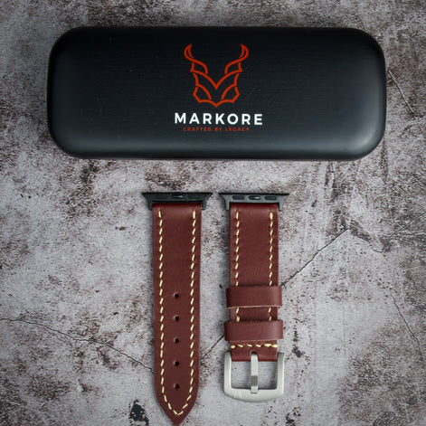 Hour Line – Apple Watch Leather Strap