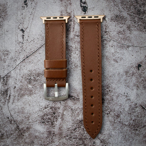 Hour Line – Apple Watch Leather Strap