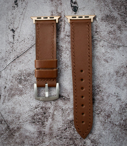 Hour Line – Apple Watch Leather Strap