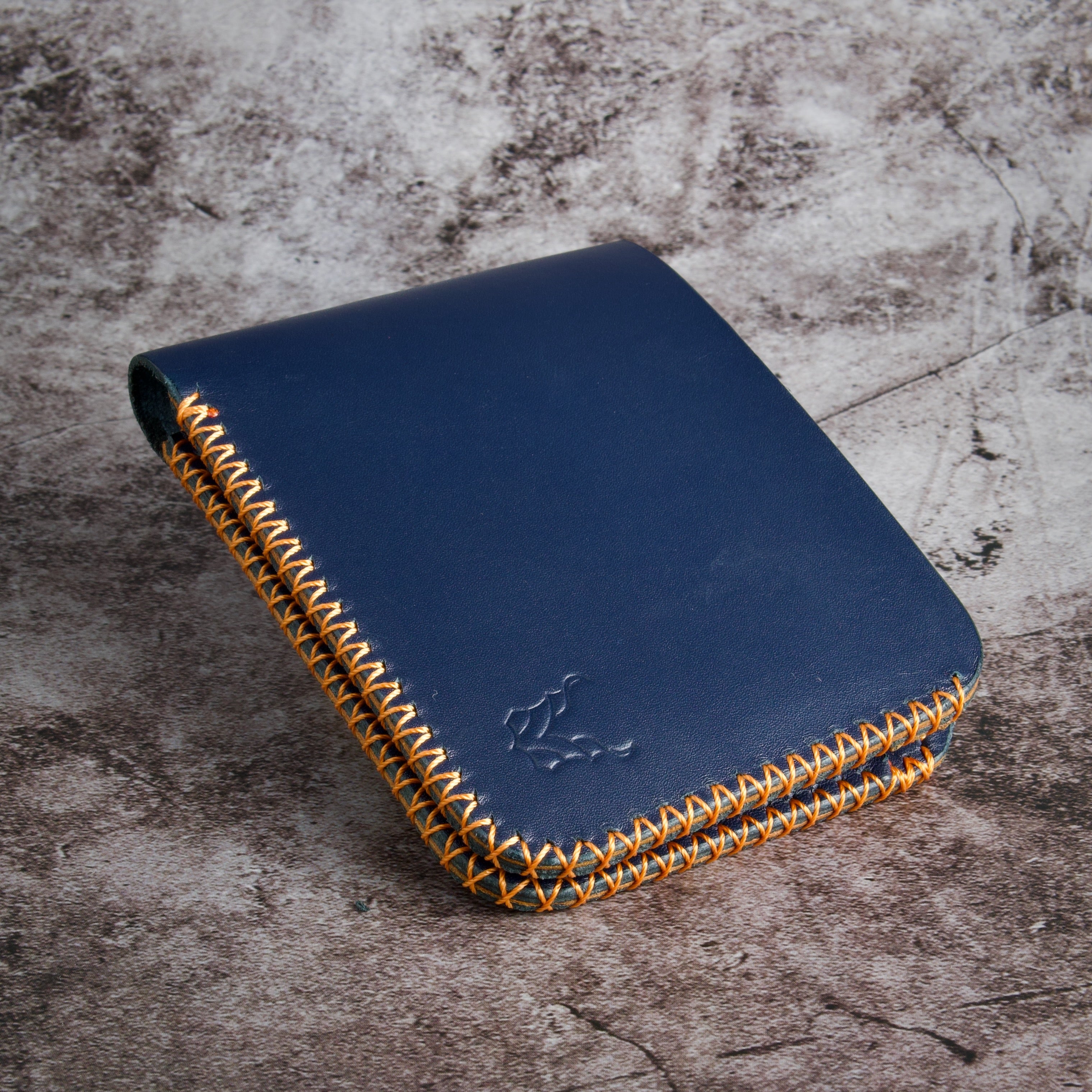 Cross Stitched Classic Slim Bi-Fold Wallet | Hunza Edge