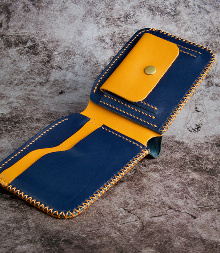 Hunza Edge – Cross Stitched Classic Slim Bi-Fold Wallet
