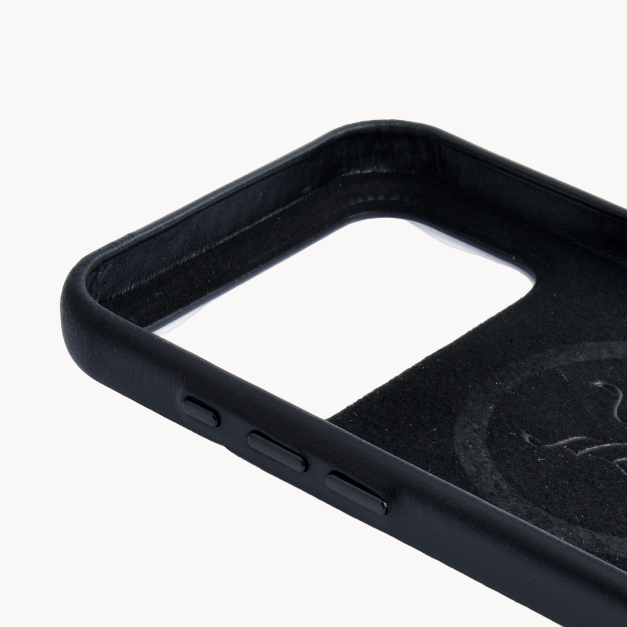 Markore Himalayan Midnight iPhone case with branding on a white background