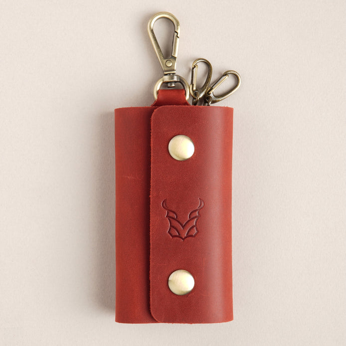 Leather Key Case with 6 Hooks | Altit Keep