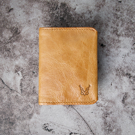 Markore Natural – RFID Blocking, Minimalist Bi-Fold Cardholder