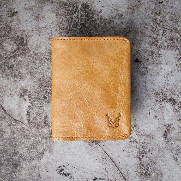 Markore Natural – RFID Blocking, Minimalist Bi-Fold Cardholder