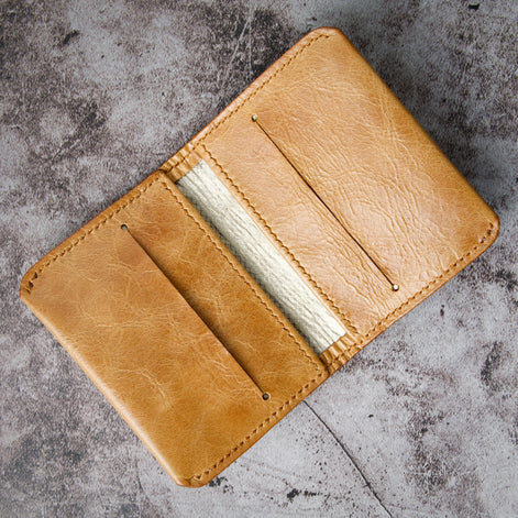 Markore Natural – RFID Blocking, Minimalist Bi-Fold Cardholder