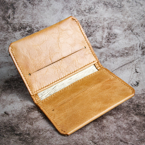 Markore Natural – RFID Blocking, Minimalist Bi-Fold Cardholder