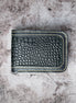 Indus Sultan – Croc-Embossed Classic Bi-Fold Wallet