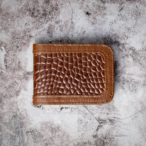 Indus Sultan – Croc-Embossed Classic Bi-Fold Wallet