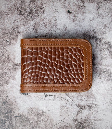 Indus Sultan – Croc-Embossed Classic Bi-Fold Wallet